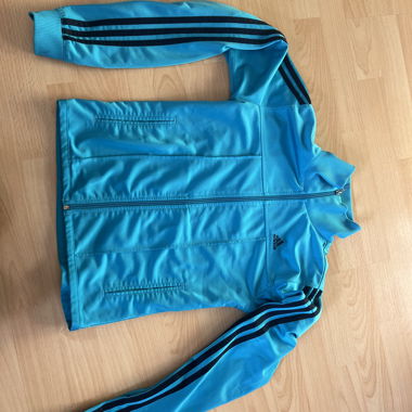 Adidas Trainingsjacke türkis