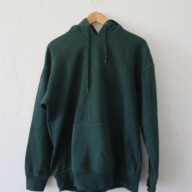 Hoodie verde / Felpa con cappuccio