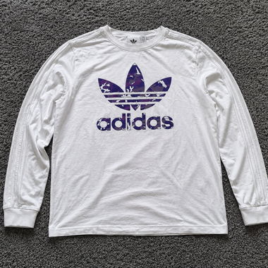 Longsleeve Adidas blanc