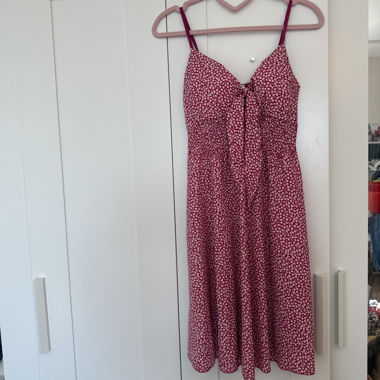 Fuchsia Floral Dress