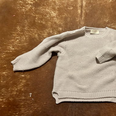 Maglione lana beige