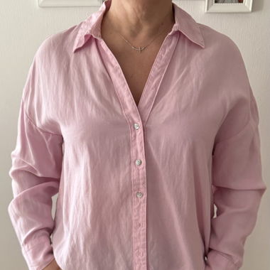 Chemise rose Zara taille M, comme neuve