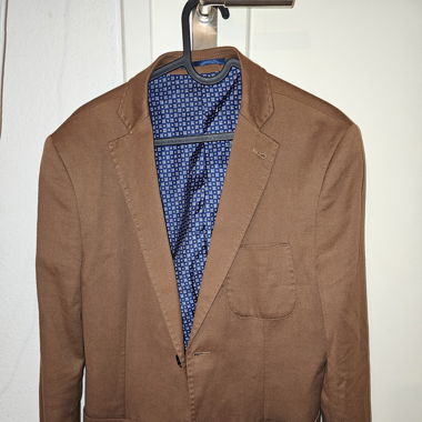 Veste homme WE marron style automne élégant M