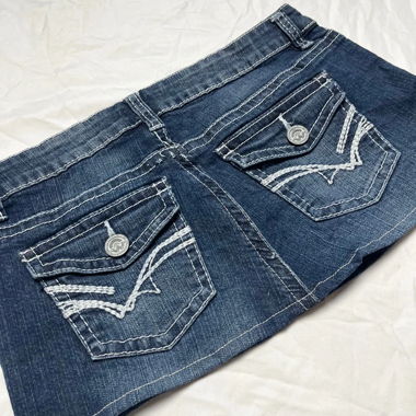 Y2K Denim Mini Skirt 2000s