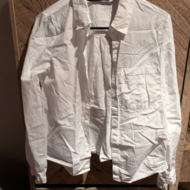 White shirt with chest pocket