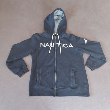 Navy Nautica Hoodie Full-Zip