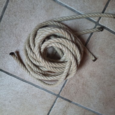 Unused Hemp Rope