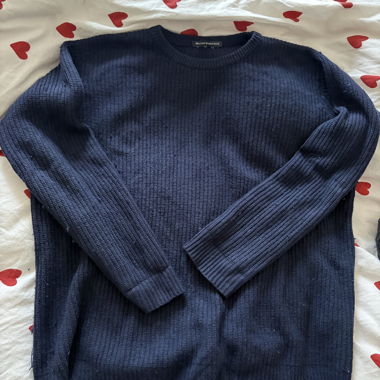 Brandy Melville dunkelblauer Strickpuller