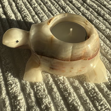 Bougeoir Onyx Tortue