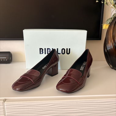 Bordeaux heeled loafers Bibi Lou