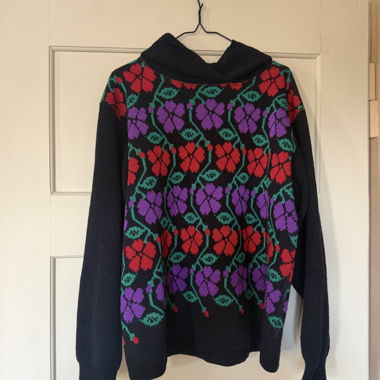 Maglione in maglia vintage Blanc Bleu Paris