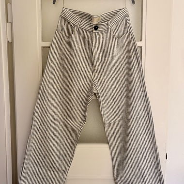 Leinenjeans gestreift