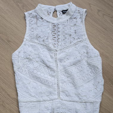 White Lace Camisole Blouse
