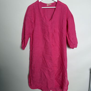 Robe-tunique rose à dessin animé