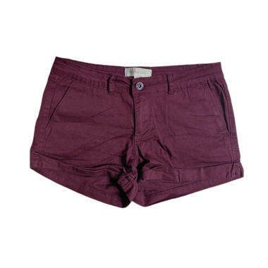 Bordeauxroter Zebra-Shorts 