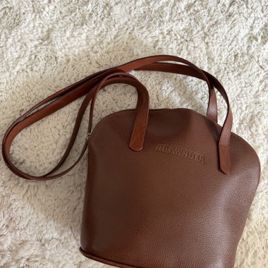 Sac seau en cuir Jil Sander