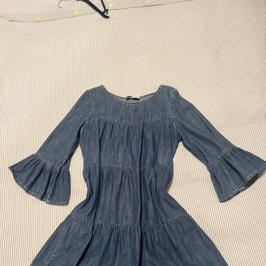 denim mini dress 
