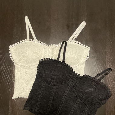 Top - Duo White&Black