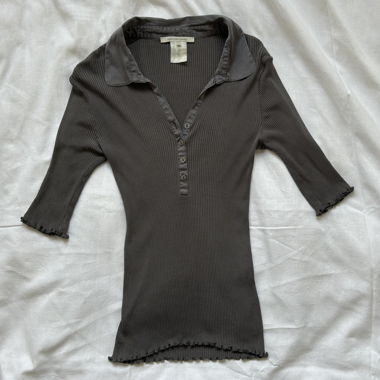 Vintage Gerard Darel Stretch Polo Shirt - Size S