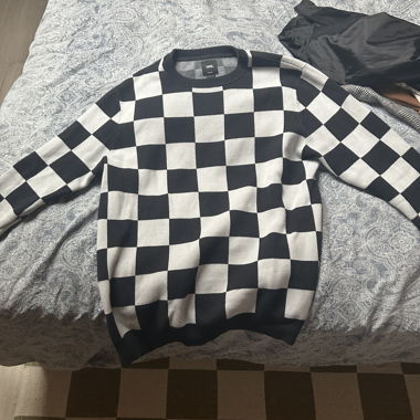 Maglione in maglia a quadri Vans, taglia M