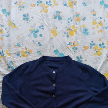 Cardigan bleu marine, femme