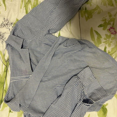 Chemise rayee bleu