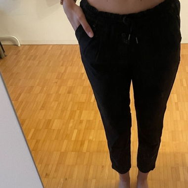 Leichte Hose aus Lyocell,schwarz, Grösse 26