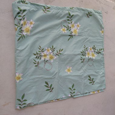 Floral Duvet Cover Mint Green
