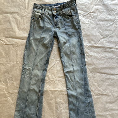 Damen Boot Cut Low Waist Jeans