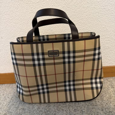 Sac cabas Burberry à motif tartan