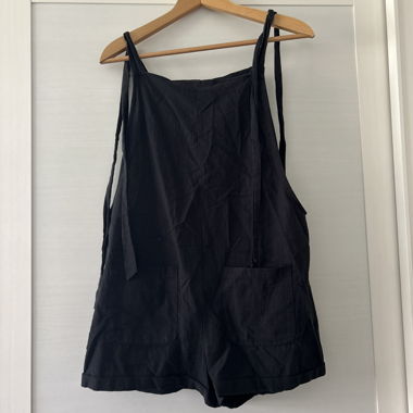 Black Short Dungarees