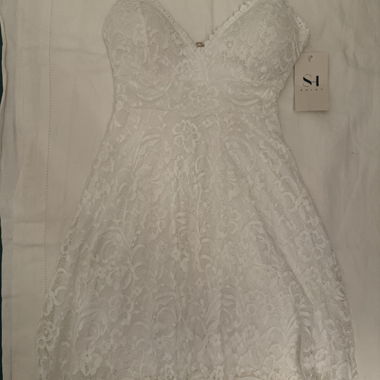 Abito in Pizzo Bianco