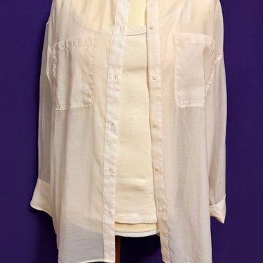 H&M transparent blouse, Size L