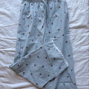 Pantalon Teddy en tissu