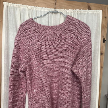 Pinker Strickpulli