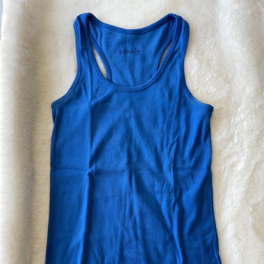 Top bleu basique 34 neuf