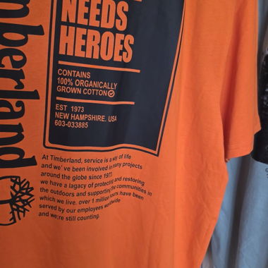 T-shirt Timberland orange M