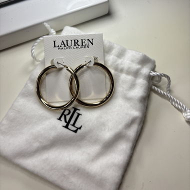 Ralph Lauren Hoop Earrings