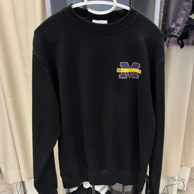 Felpa vintage Champion nera taglia S