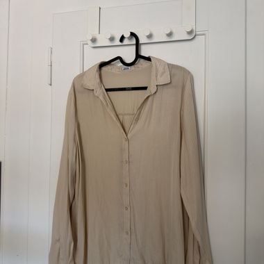 Camicia da donna beige