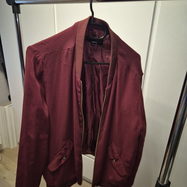 Giacca bomber bordeaux