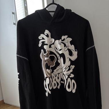 Sweat à capuche imprimé oversize