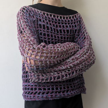Handmade crochet shrug / pullover