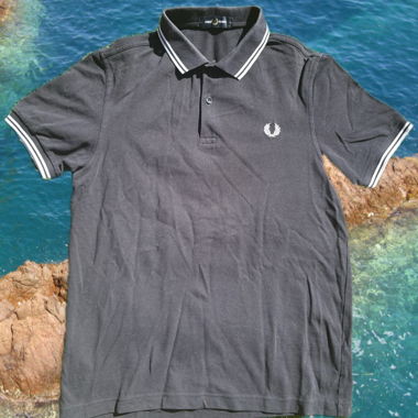 Polo Fred Perry blu scuro M