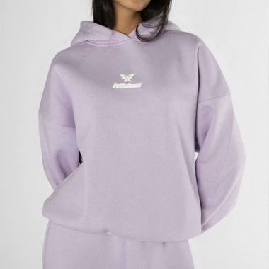Pull à capuche couleur lilas