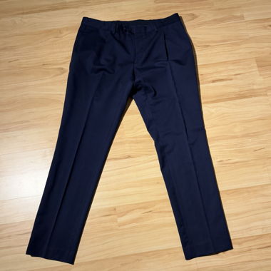 Pantaloni eleganti blu scuro Lardini