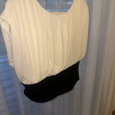 Top da donna Mango nero e bianco