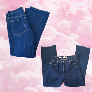 Blaue Jeans aus Denim