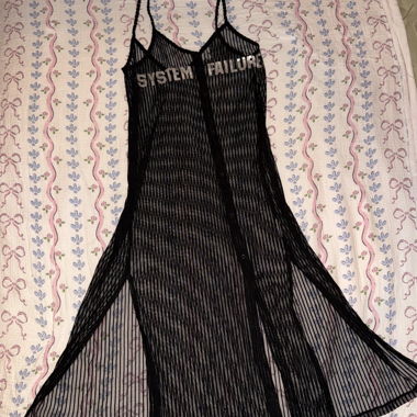 altstyle System Failure Mesh-Kleid