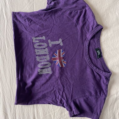 "I Love London" Crop-Top